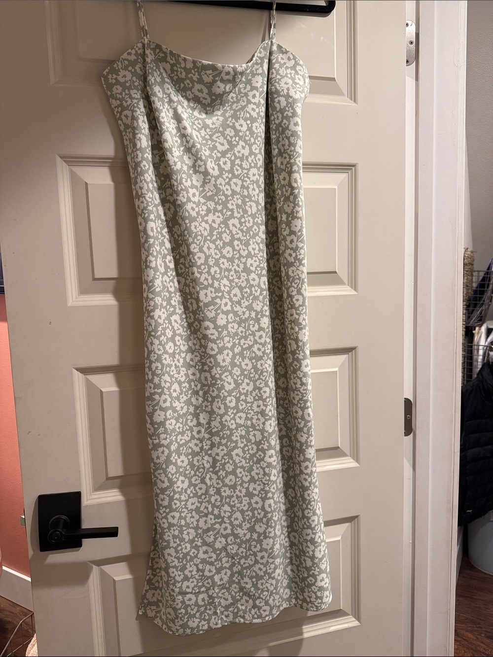 a new day Sage Green Floral Slip Dress